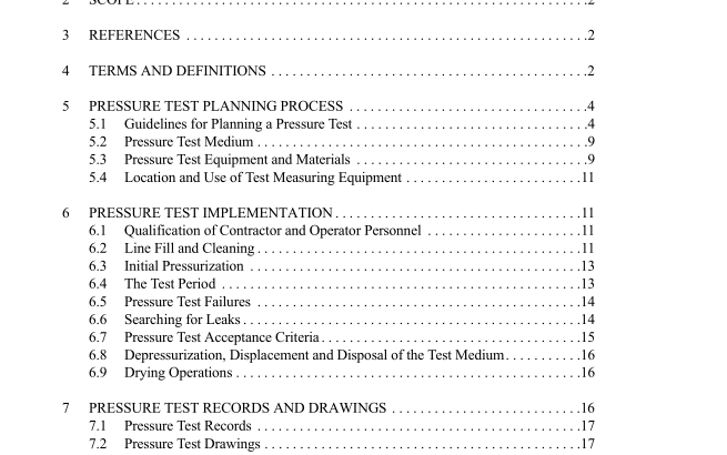 API RP 1110:2007 pdf free download