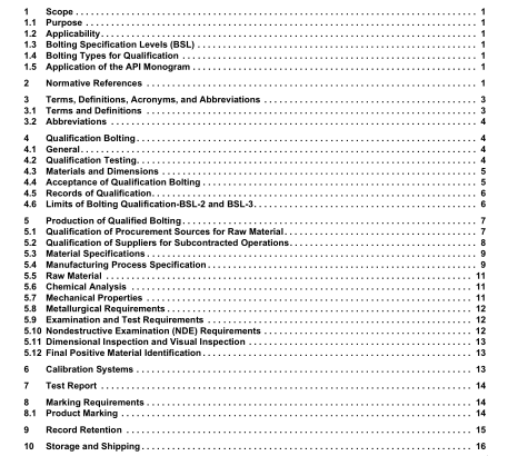 API SPEC 20F:2018 pdf free download